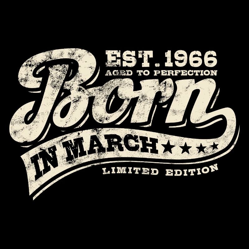 Né en mars 1966 - Anniversaire - Cadeau