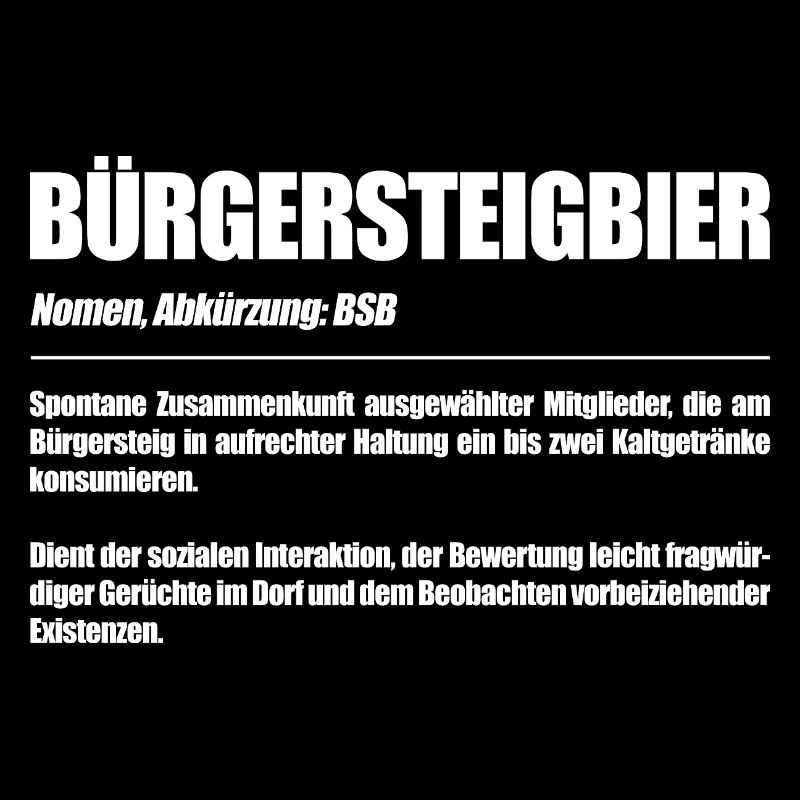 Bürgersteigbier Ortskontrollfahrt OKF