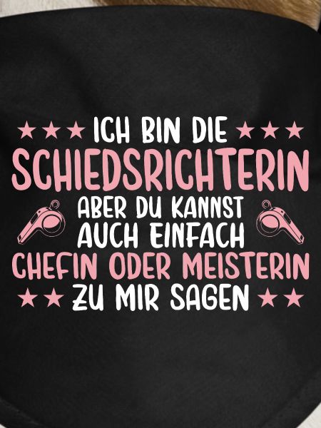 Schiedsrichterin Chefin oder Meisterin