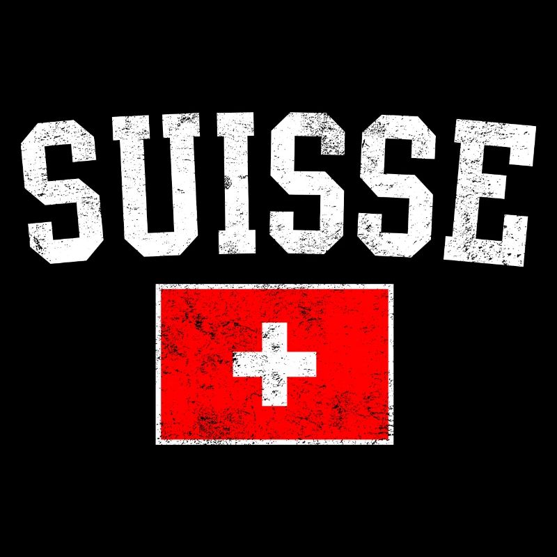 Typographie du drapeau gras Suisse