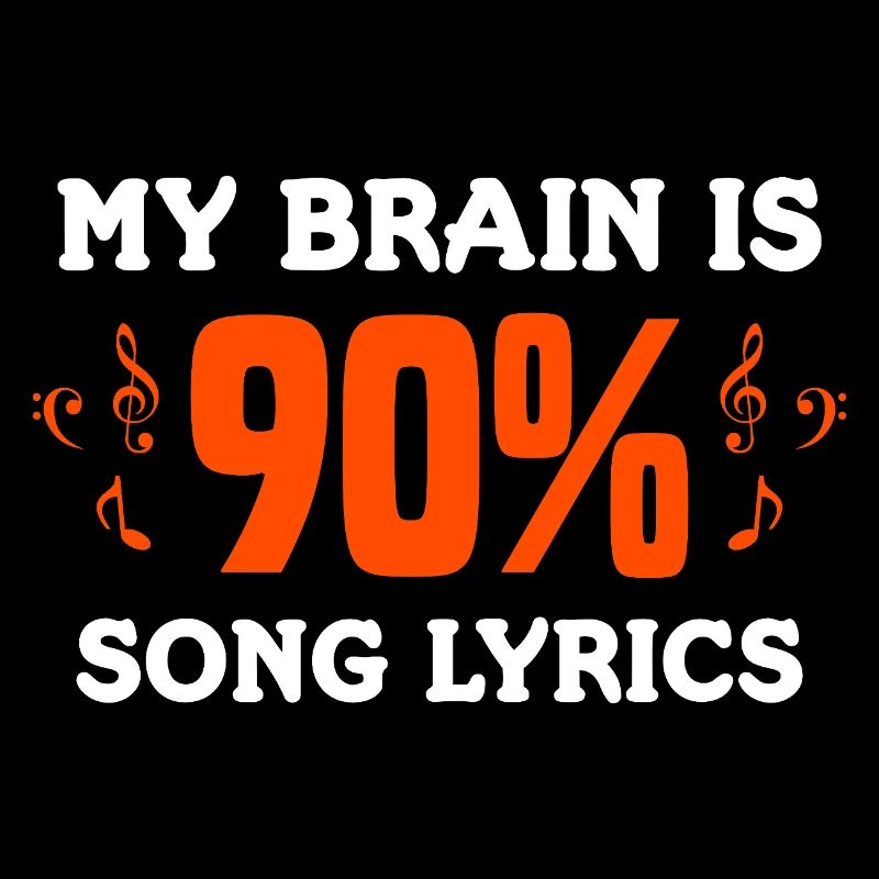 90 Percent Music Theory Clef and Notes Design