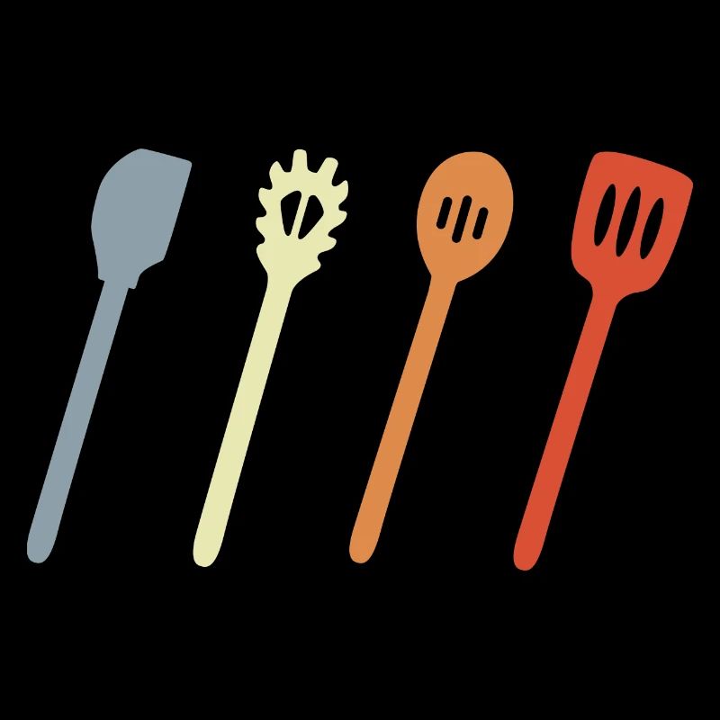 Cooking spoon sketch