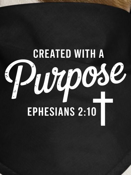 Purposeful Script Cross Ephesians 2:10