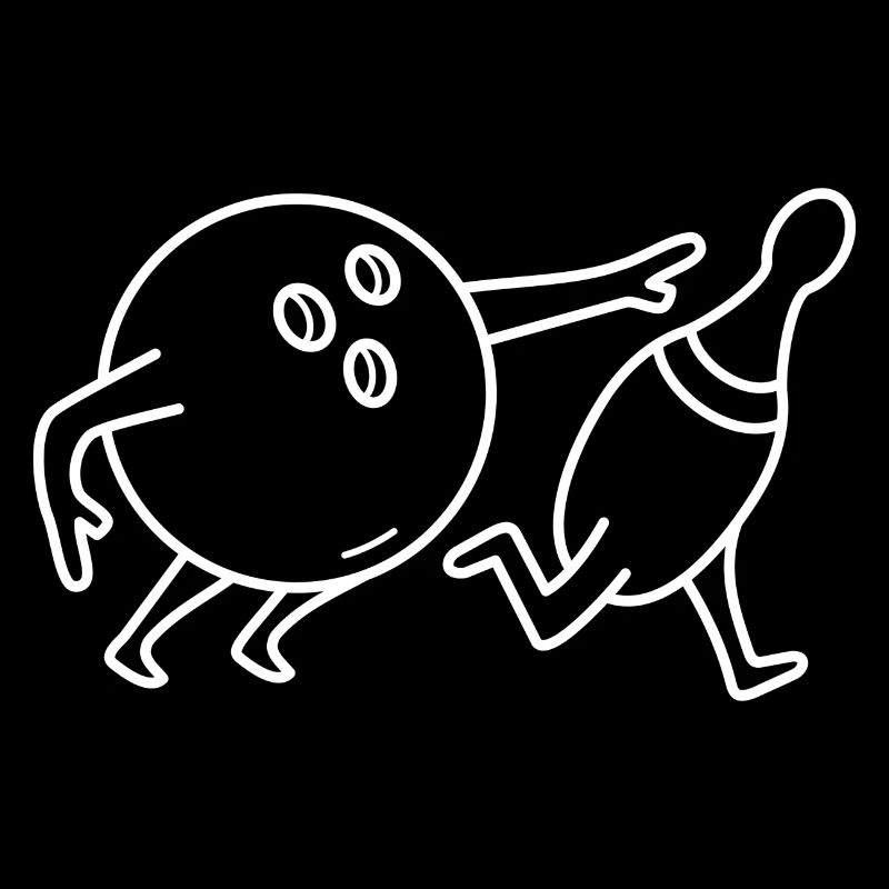 Bowling Bowling boule de bowling et pin