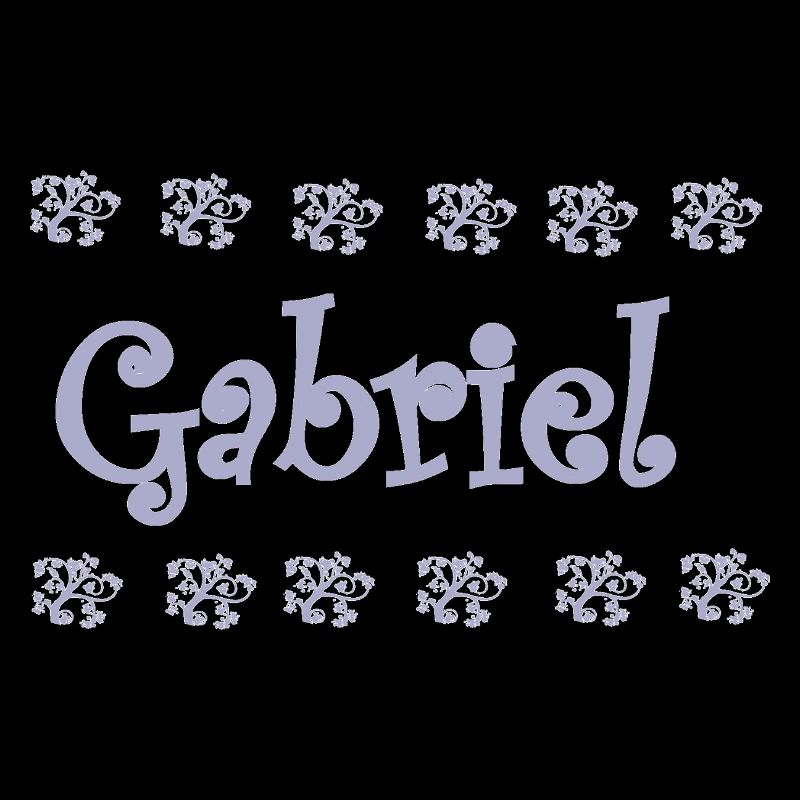 Gabriel Florale Pastel Name Deco