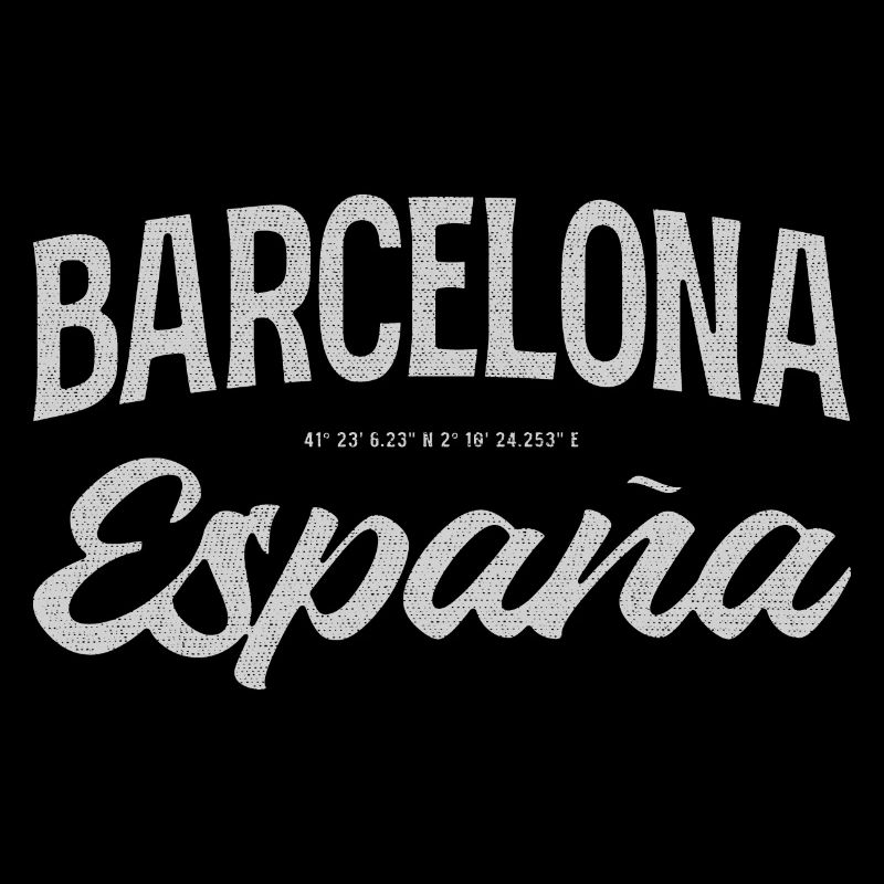 Barcelona Espana Script Design
