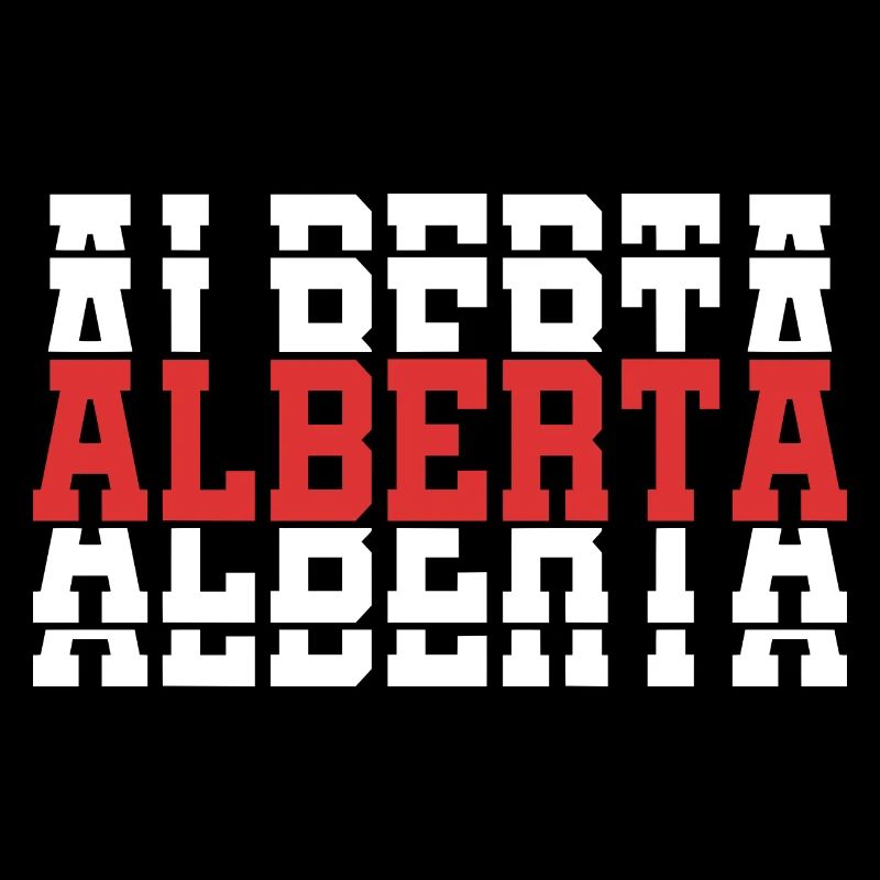 t-shirt alberta t-shirt gift idea stacked text