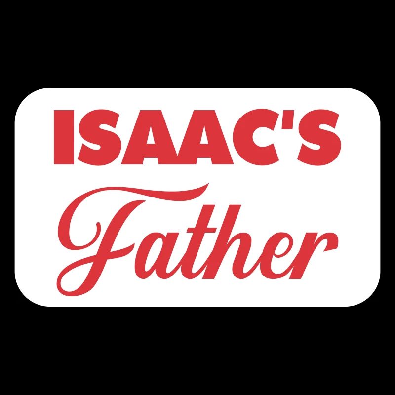 Conception de célébration du père d’Isaac
