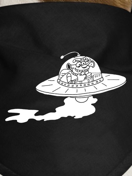 Alien Spaceship (White)