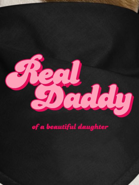 Real Daddy Pink Script Print
