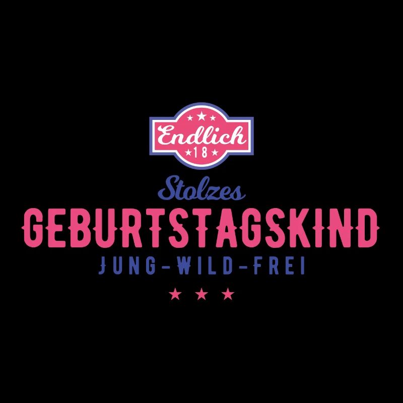 Endlich 18 Geburtstagskind Stolzes Design