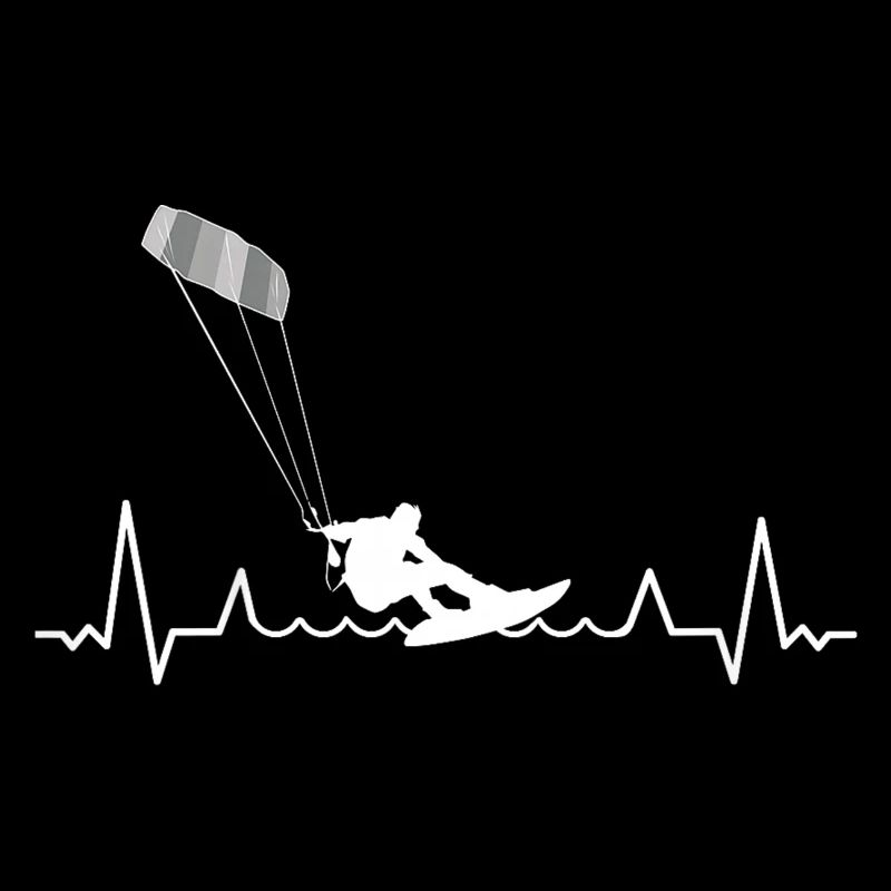 Kitesurf Planche à Voile Cardiogramme