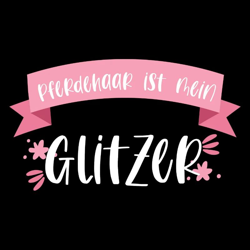 Pferd Reiten Pferdehaar Pferde Glitzer Geschenk