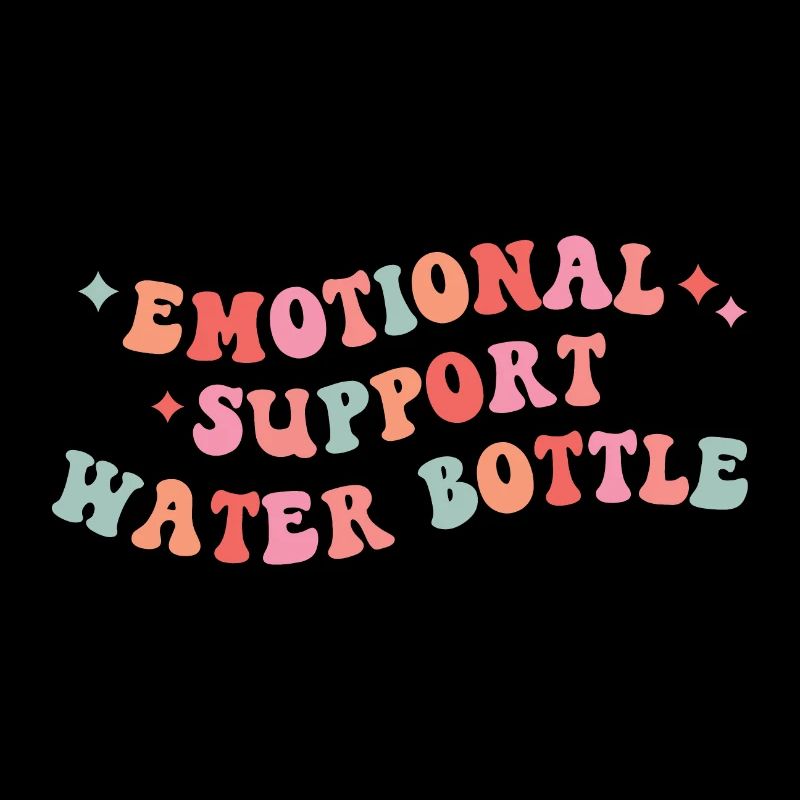 Emotional Support Water Bottle