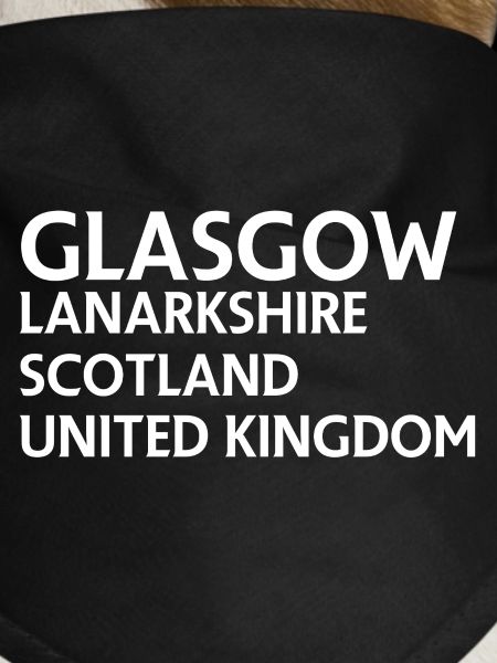 Glasgow – Scotland Textdesign