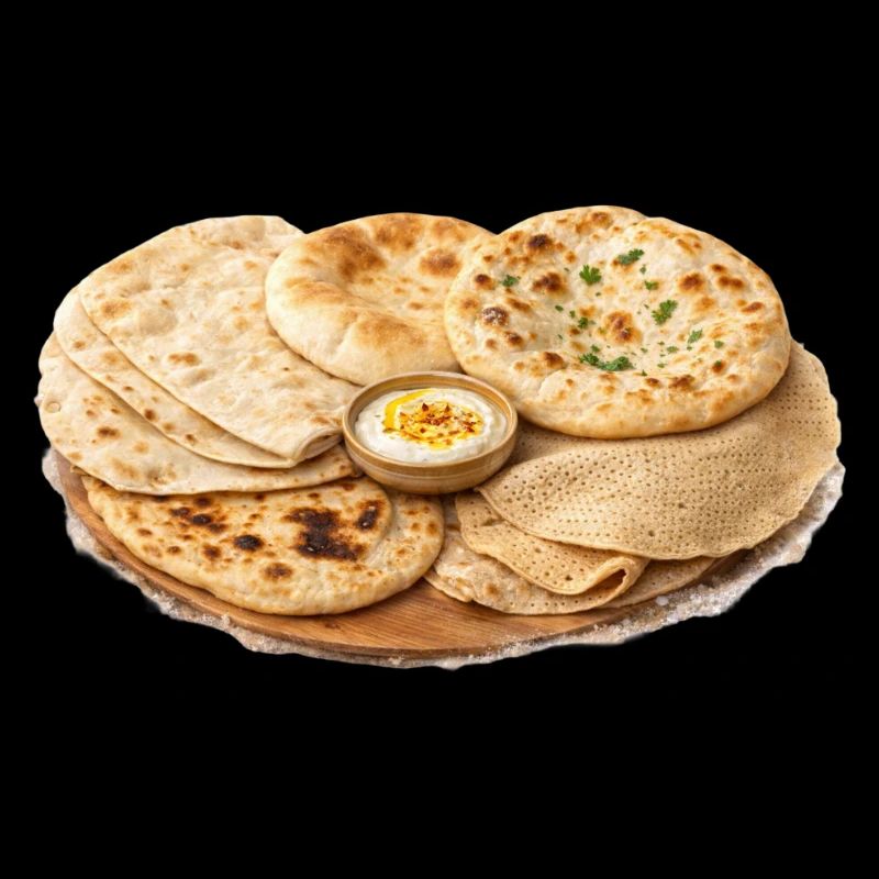 International flatbread platter