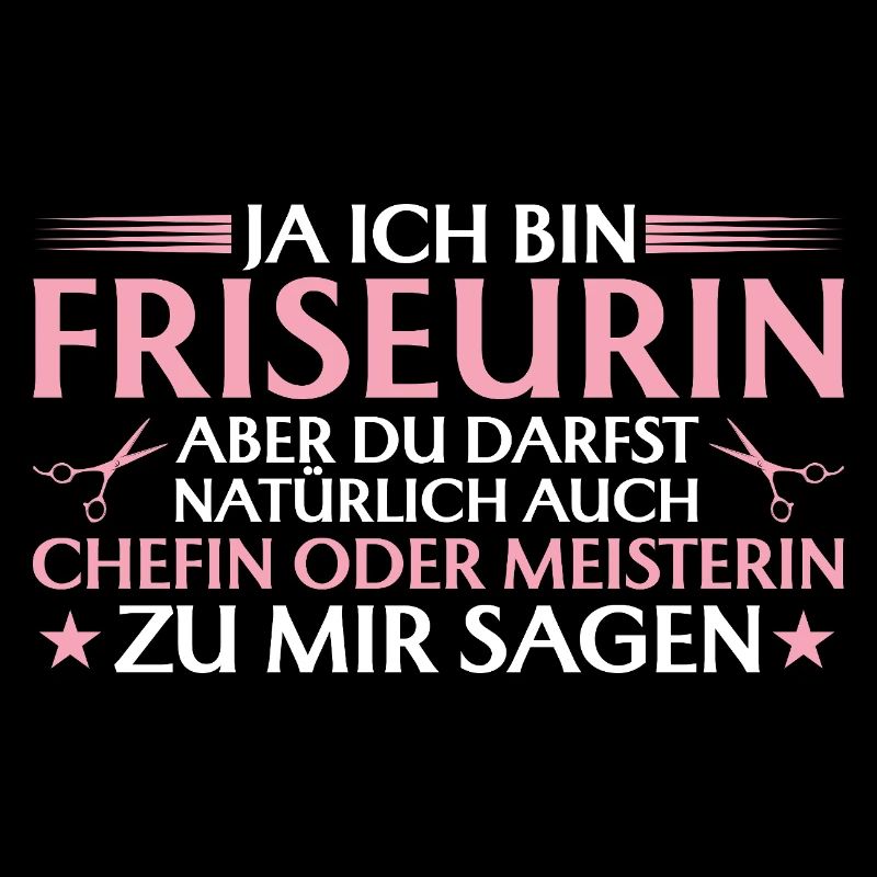 Friseurin Chefin oder Meisterin