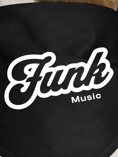 Funk Music Retro Script Logo