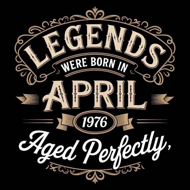April 1976 Geburtstagsgeschenk Großartig seit April