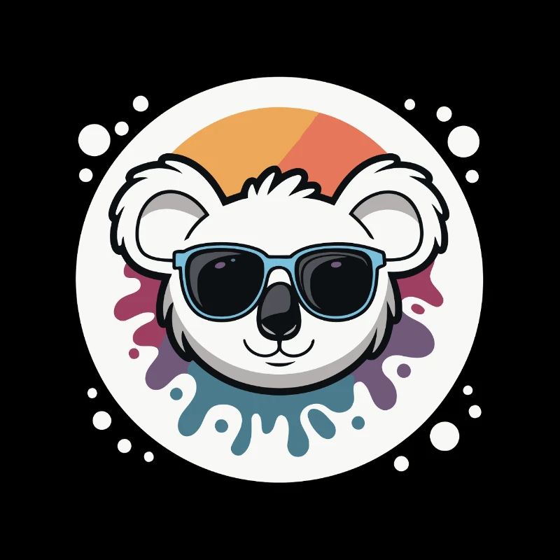 Solar Koala in Colored Glasses