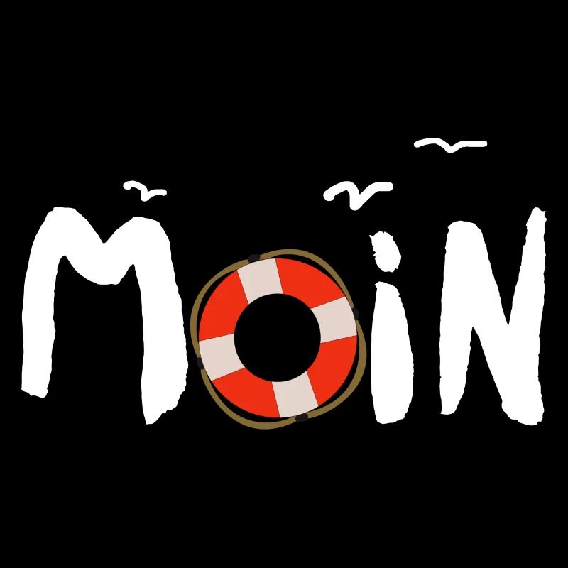 Moin Möwe Rettungsring nordisch