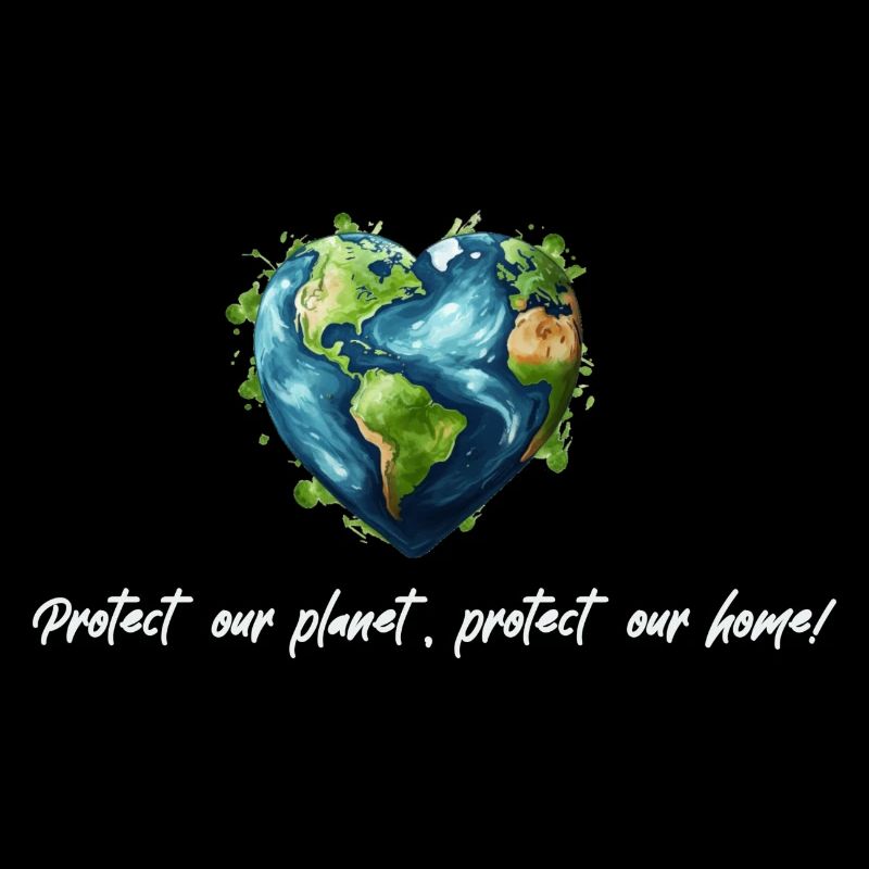 Protect our planet white