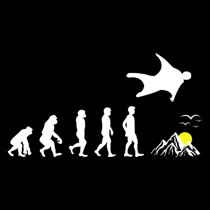 Wingsuit flying Base Jumping Skydiving Evolution