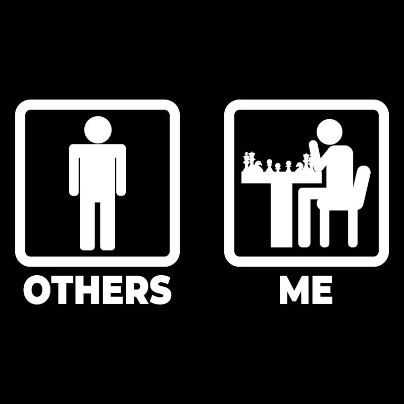 Schach Strichmännchen