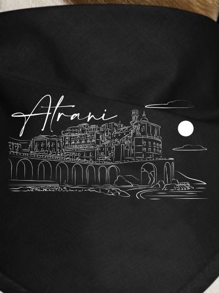 Atrani landscape design lineart