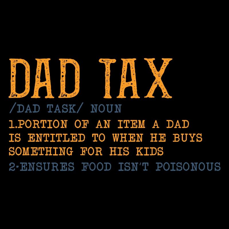 Papa-Steuergrafik-Tee