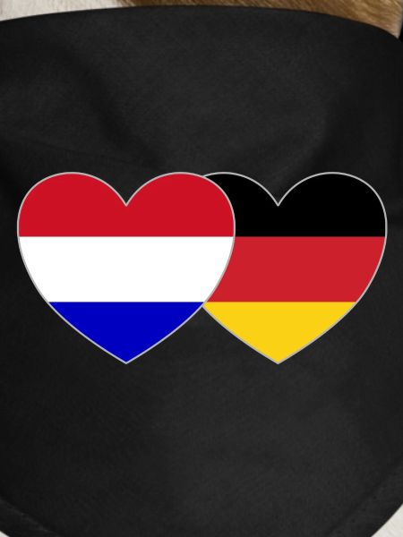 Holland Germany Flag Heart