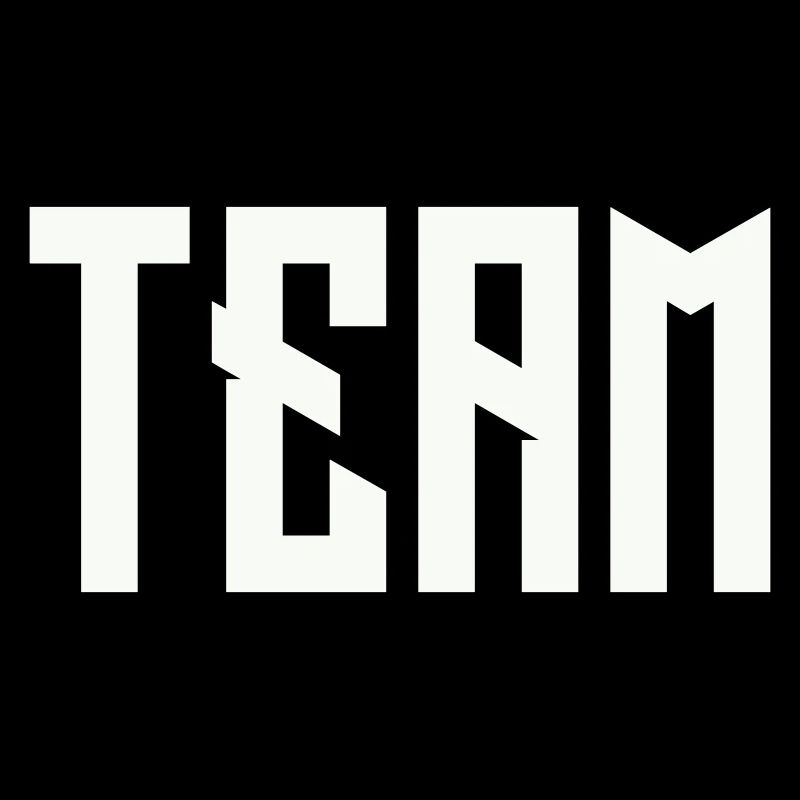 TEAM Lettres majuscules