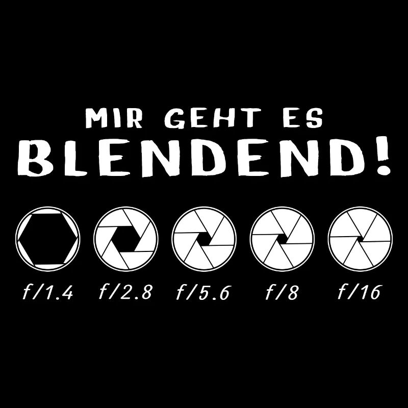Mir geht es blendend