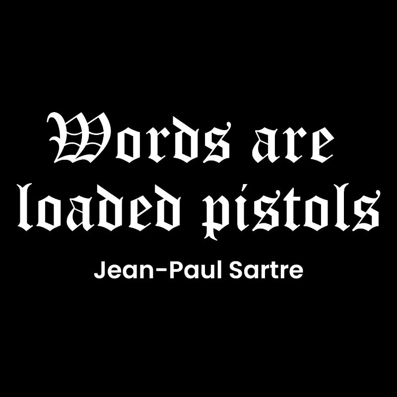 Citation de Sartre sur les mots
