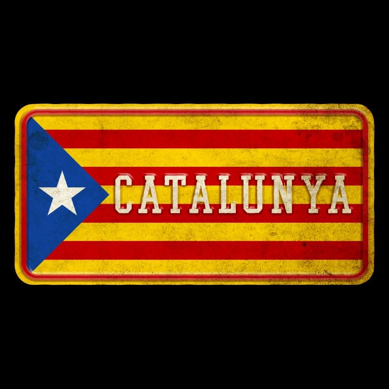 Katalonien Vintage Schild