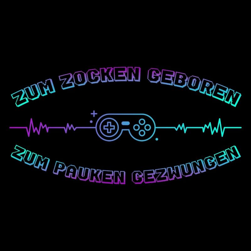 Zocken Geboren Neon Controller