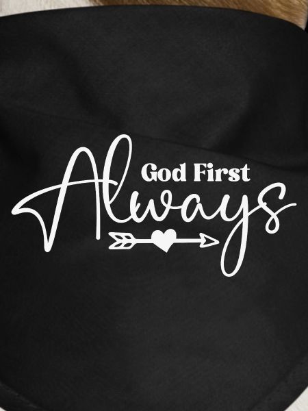 God First Always Script Heart