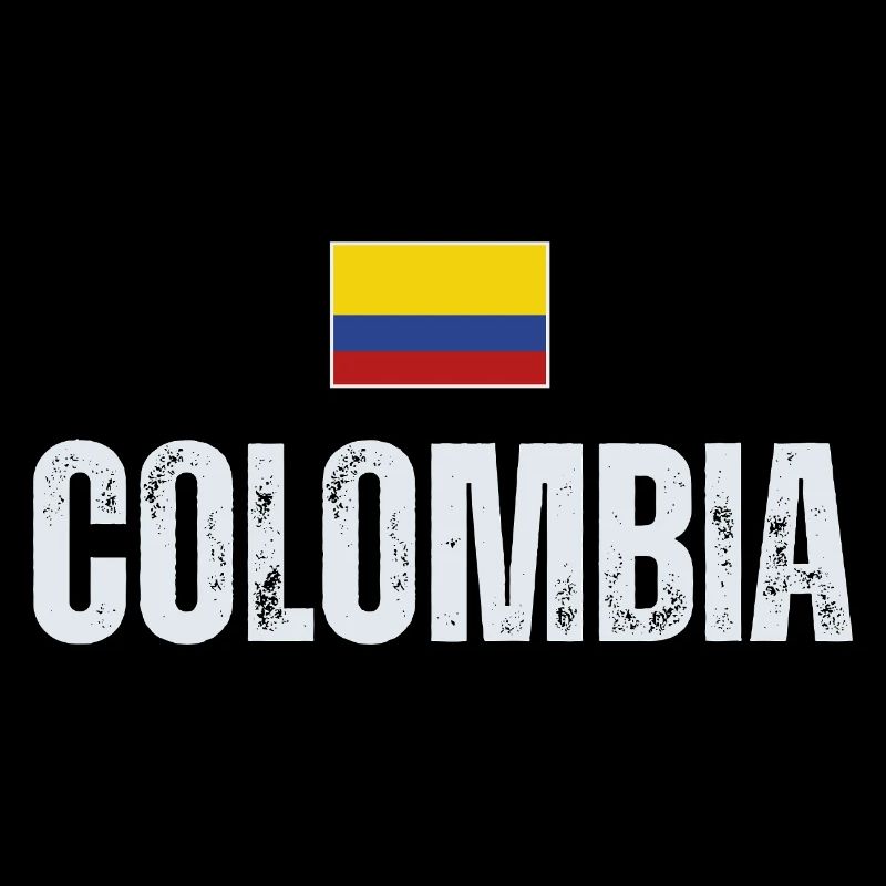 Drapeau de la Colombie, j’aime la Colombie