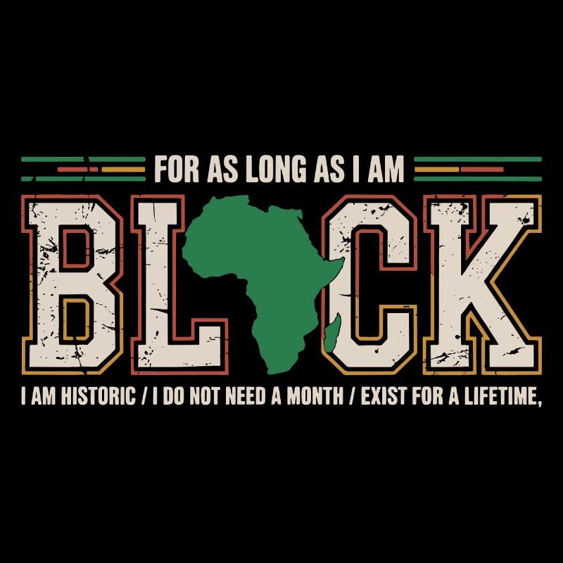 Fierté Afro Black History Month Vintage