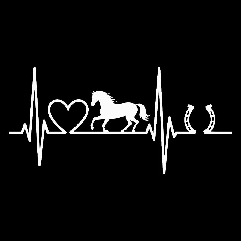 silhouette de cheval