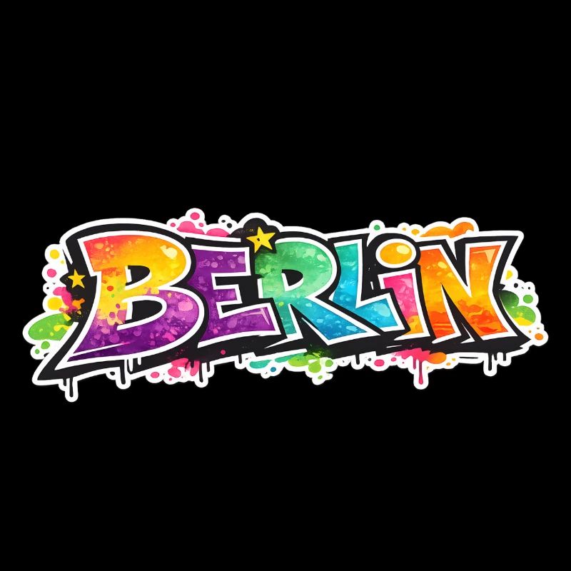 Berlin Graffiti Colour Explosion