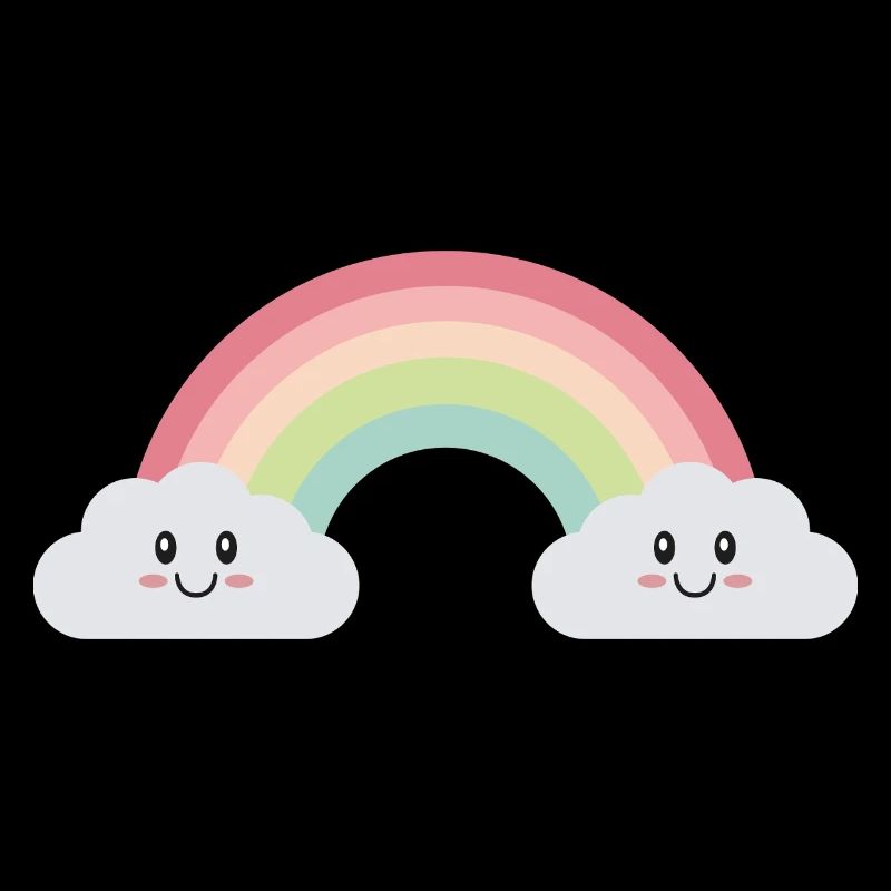 Regenbogenwolken