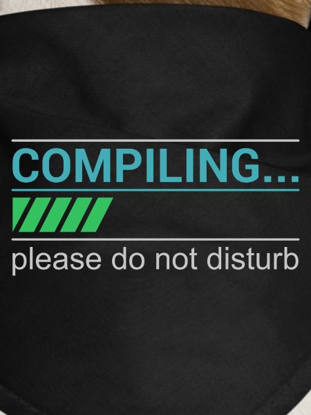Funny Programmer T-Shirt - Compiling Please