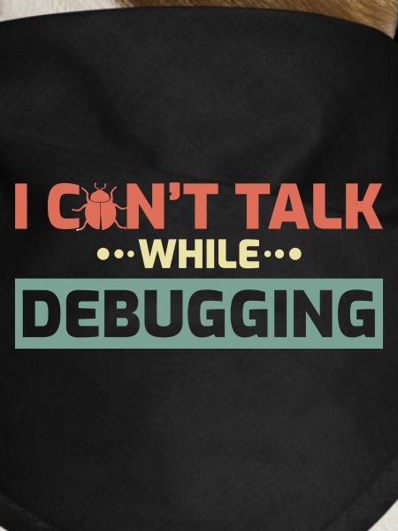 I Can't Talk While Debugging