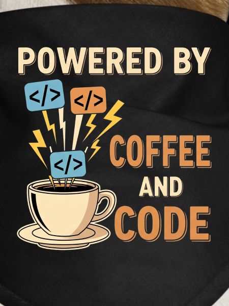 Programmer Coffee Motif Design