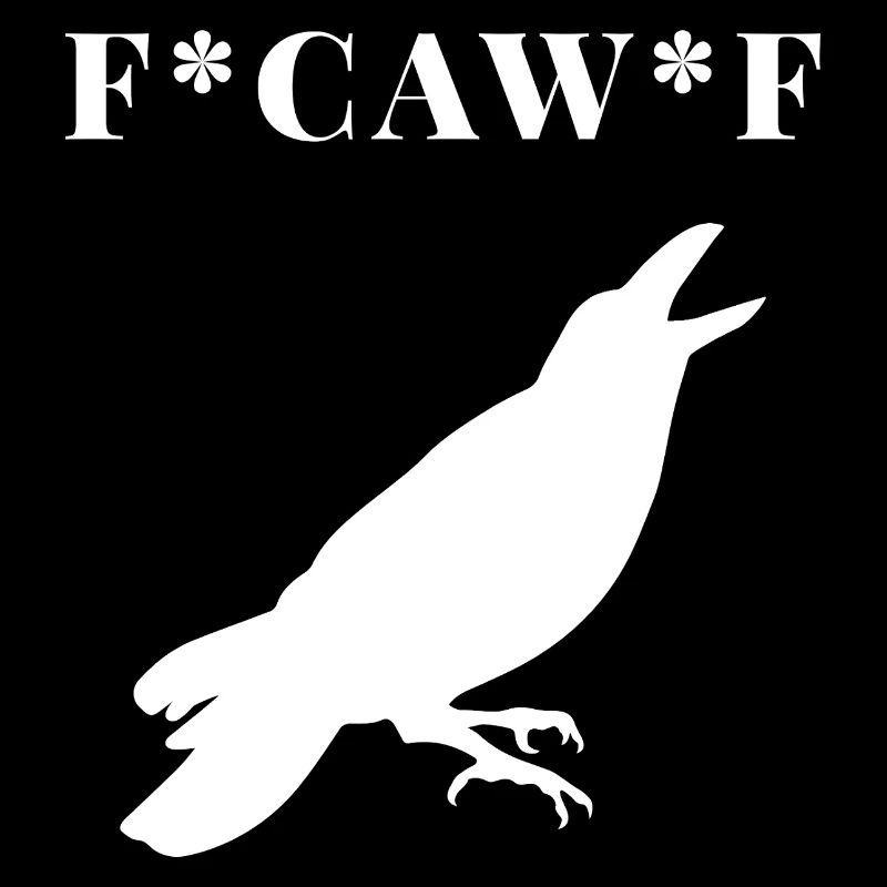 FCAWF Funny Crow Bird Design