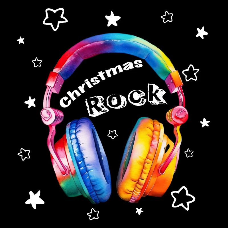 Christmas Rock Kopfhörer Weihnachten cool