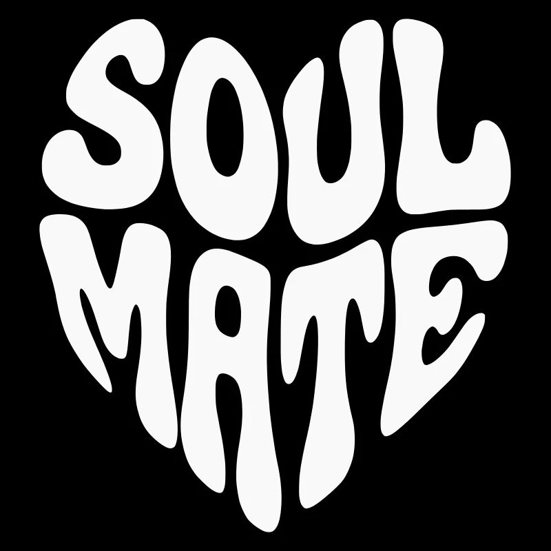 Soul Mate Retro Heart – Anpassbare Farbe