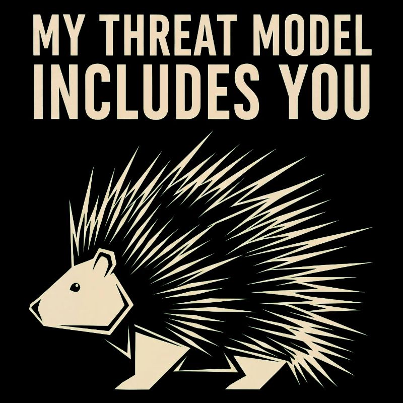 Mon modèle de menace t’inclut – Porc-épic