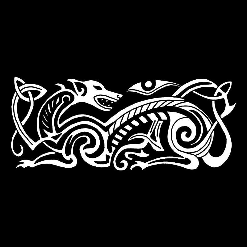 Chien de chasse celte (blanc)